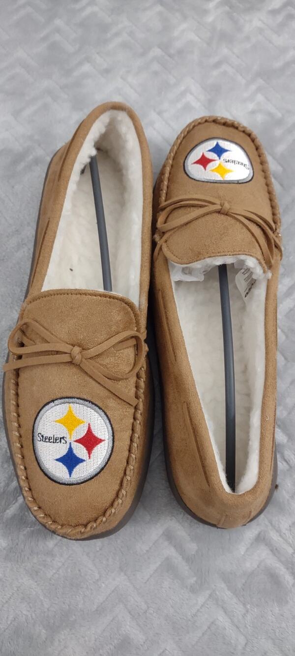 Pittsburgh Steelers Mens House Shoes New Size Medium (9-10) Very Nice